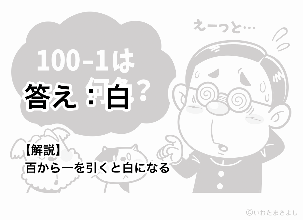 絵で見て脳トレ!なぞなぞイラスト