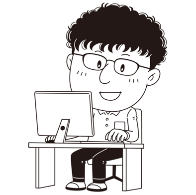 似顔絵_イラストレーターいわたまさよし_ デフォルメタッチのコミカルイラスト