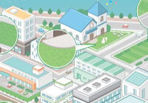 株式会社シュウ〈パンフレット用イラスト〉コミカルタッチ イラスト制作 イラストレーターいわたまさよし