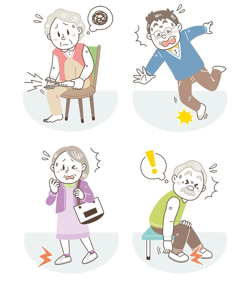 〈爪水虫のお薬〉｜医療・福祉系の挿絵｜やさしいシンプルタッチイラスト