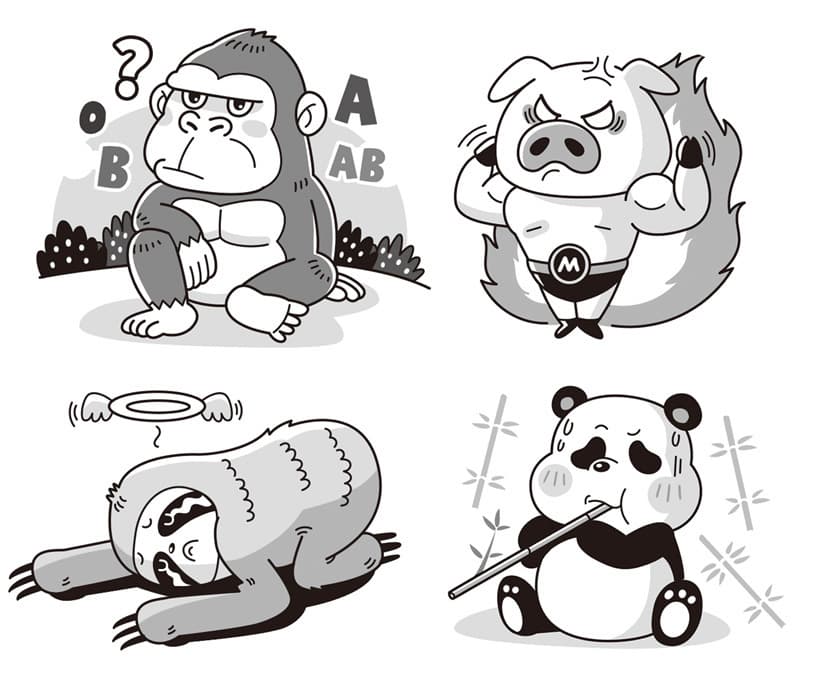 白夜書房〈クロスワードランド〉クイズ 雑誌｜子ども向けかわいいコミカルタッチの動物イラスト