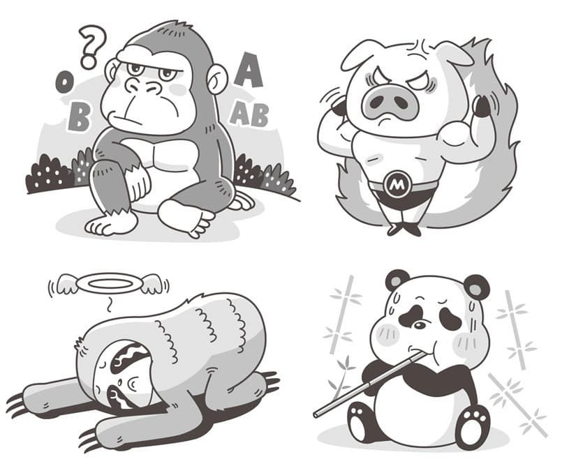 白夜書房〈クロスワードランド〉クイズ 雑誌｜子ども向けかわいいコミカルタッチの動物イラスト